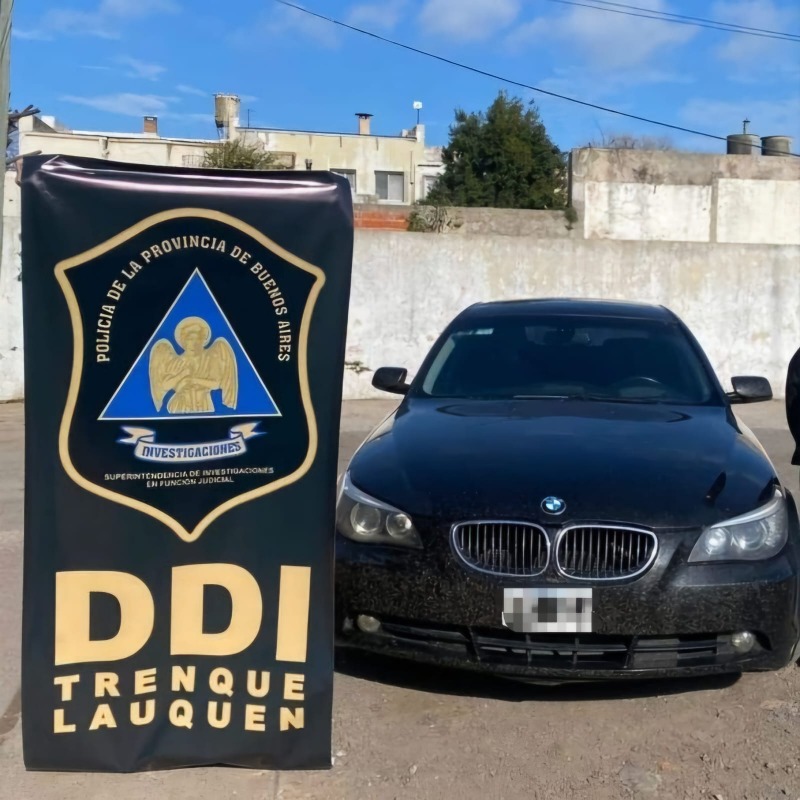 Incautaron un BMW de Olavarra con pedido de secuestro por estafa